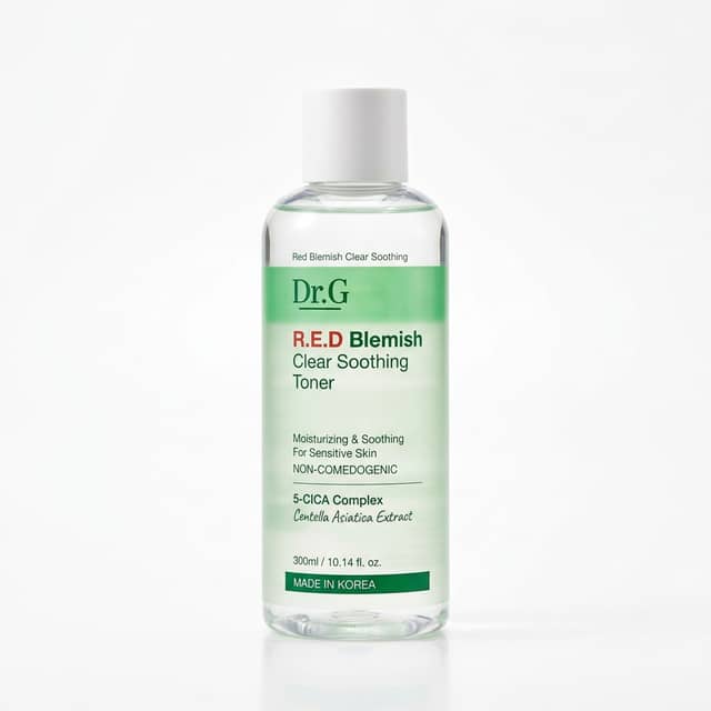 Nước Hoa Hồng Làm Dịu Da Mụn Dr.G R.E.D Blemish Clear Soothing Toner 300ml