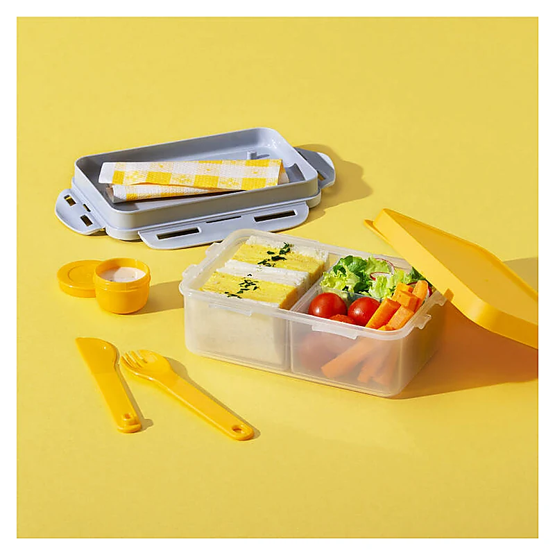 Hộp Cơm Locknlock Togo Lunchbox 1L - 2 Màu (Xanh, Vàng) - HPL817L