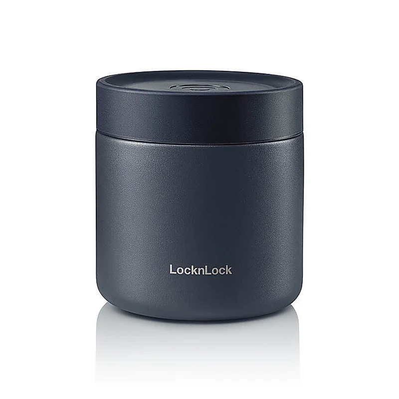 Hộp Cơm Giữ Nhiệt Locknlock Pump Vacuum Lunch Box 500Ml - Màu Xanh Navy - LHC8053NVY