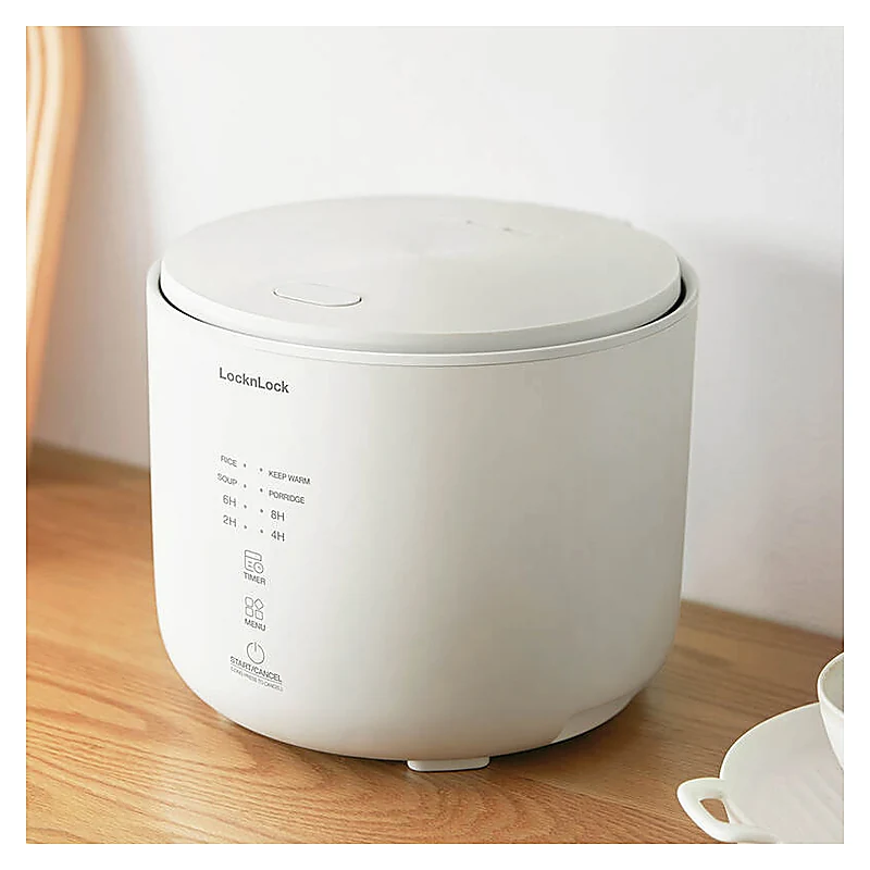 Nồi Cơm Điện LocknLock Bianco Donggeurami Rice Cooker 220V, 50Hz, 400W, 1.0L - Màu Ngà - EJR334IVY
