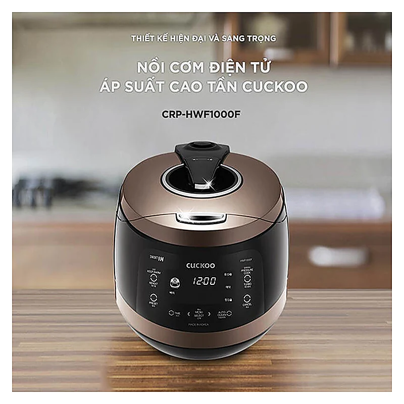 Nồi Cơm Điện Tử Áp Suất Cao Tần Cuckoo 1.8L
