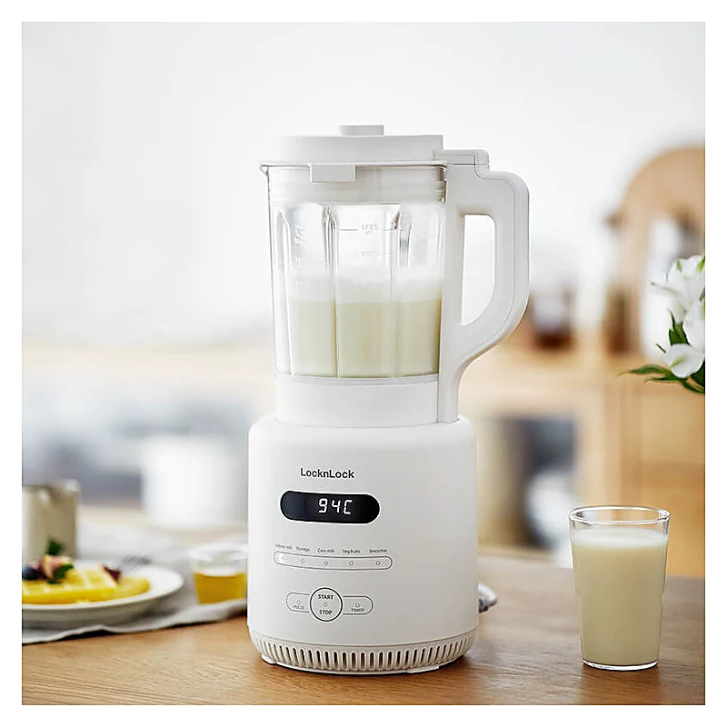 Máy Làm Sữa Hạt Đa Năng Lock&Lock Heating Blender 1.75L - Màu Ngà - EJM426IVY