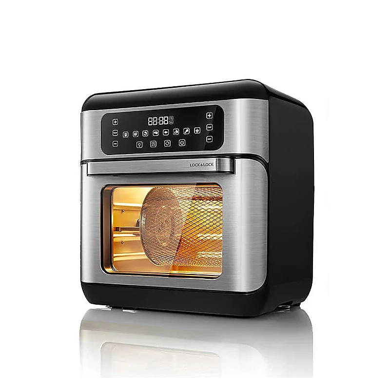 [Giảm ngay 300k] Lò Nướng Chân Không Điện Tử LocknLock Digital Air Fryer Oven 10L - Màu Đen - EJF291BLK
